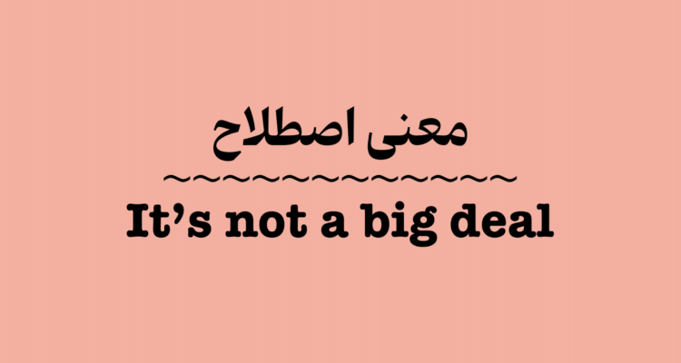 معنی اصطلاح It’s Not a Big Deal + ویدیو